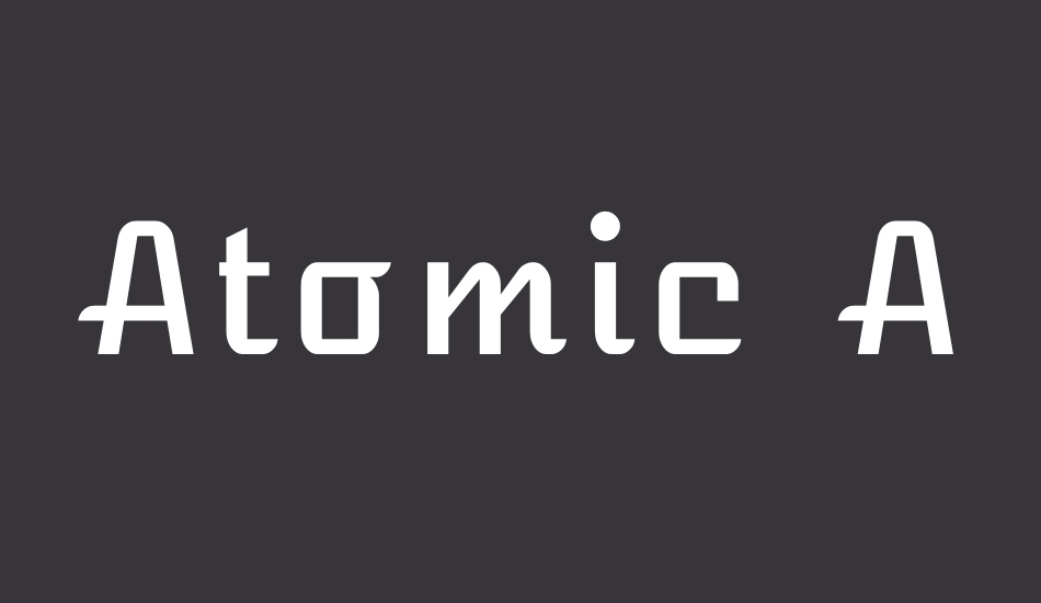 atomic-age font big