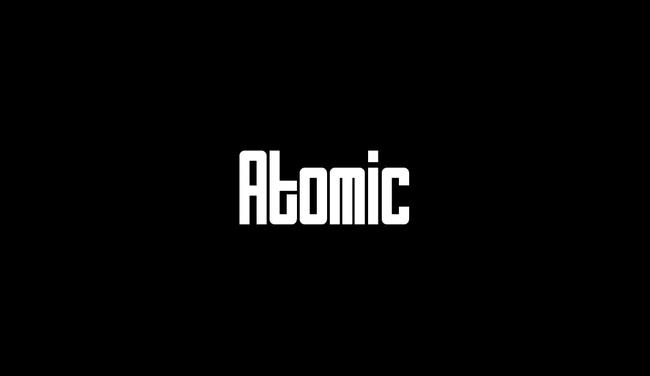 atomic font big