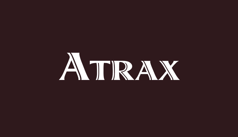 atrax font big