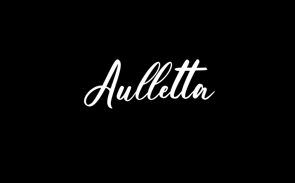 Aulletta font big