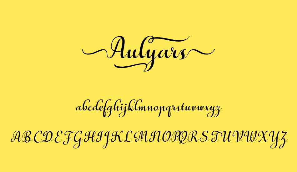 aulyars font