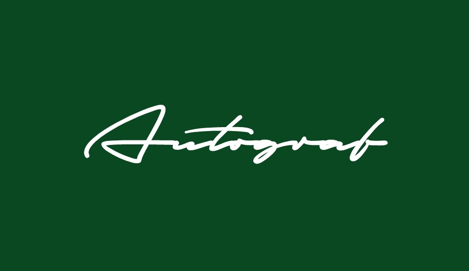 autograf-personal-use-only font big