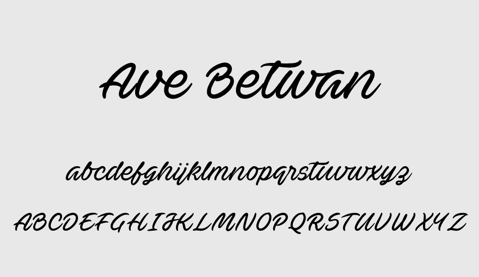 ave-betwan-personal-use-only font