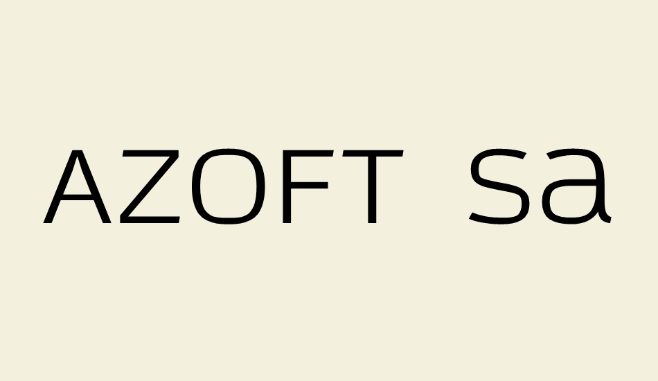 azoft-sans font big