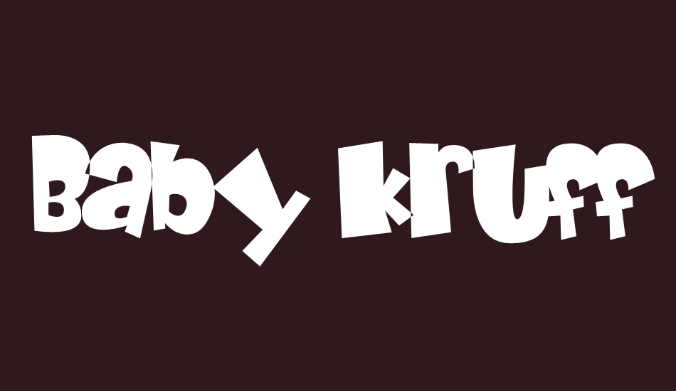 baby-kruffy font big