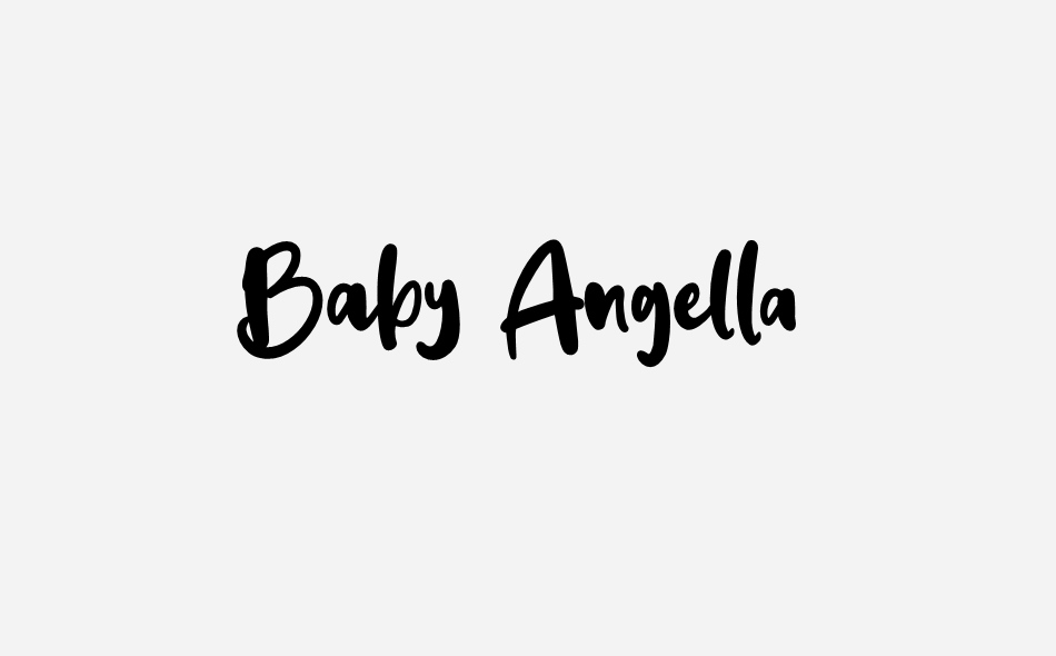 Baby Angella font big