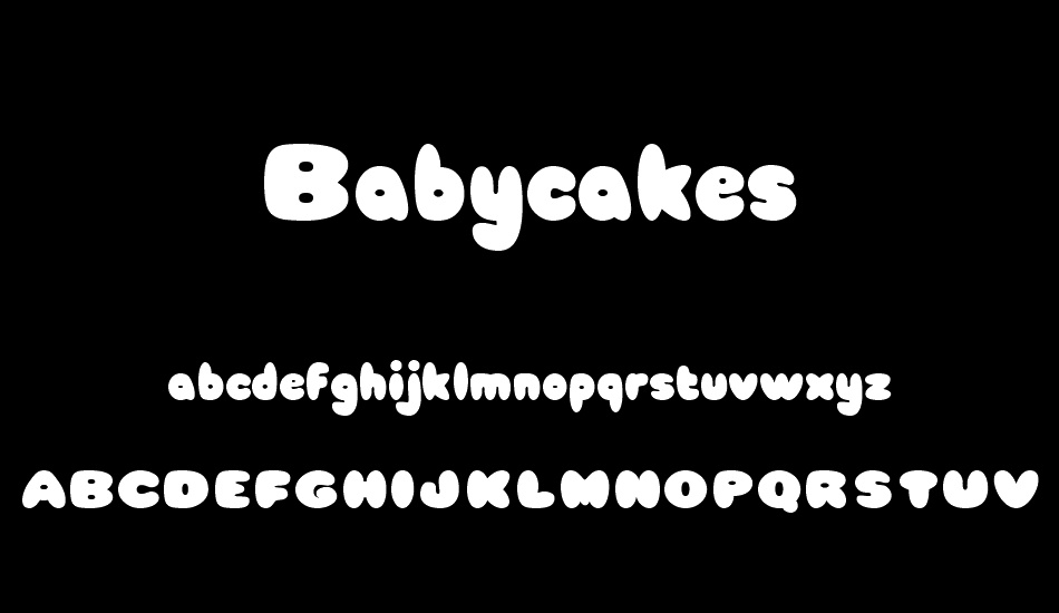 babycakes font