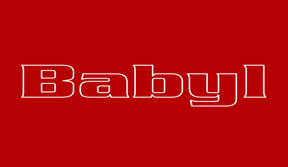 babylon5-hollow font big