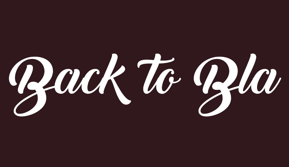 back-to-black-demo font big