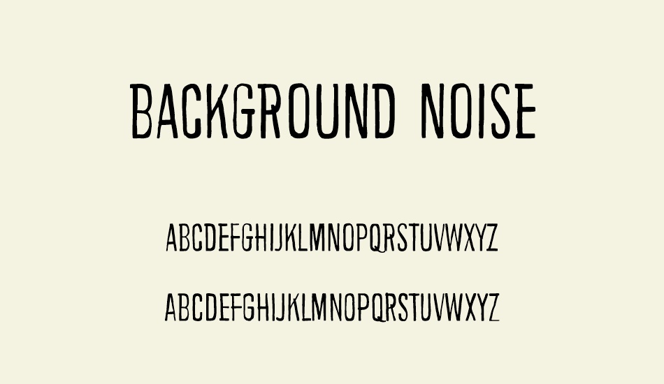 background-noise font