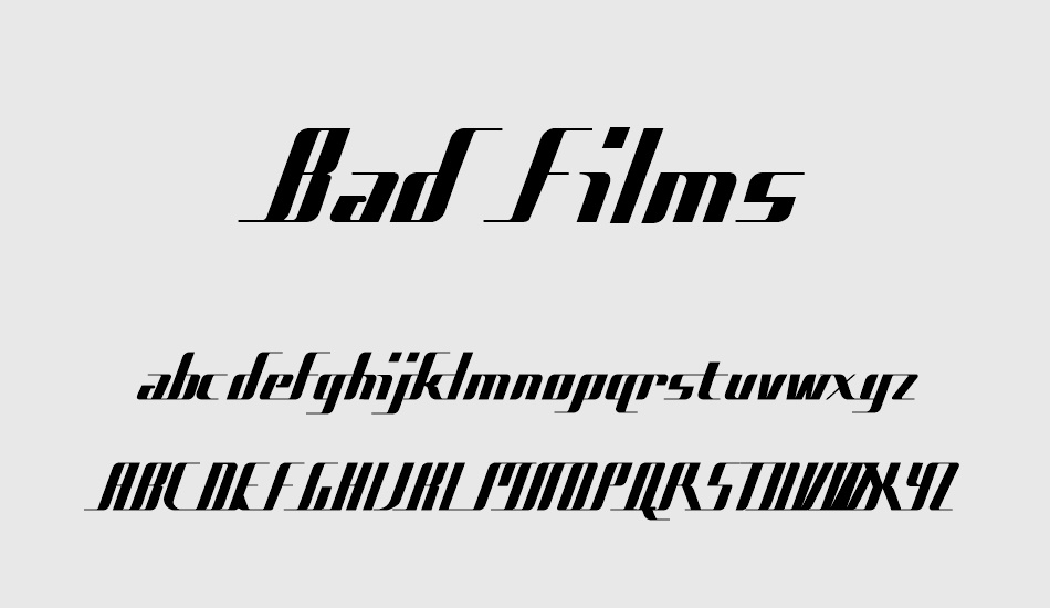 bad-films font