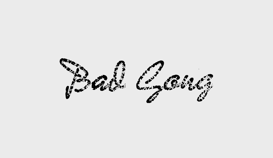 bad-gong- font big