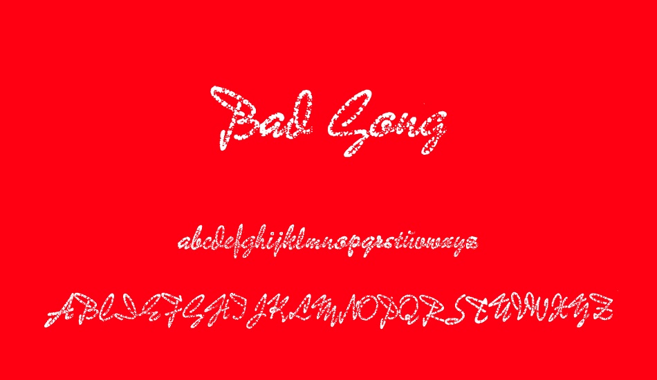 bad-gong- font