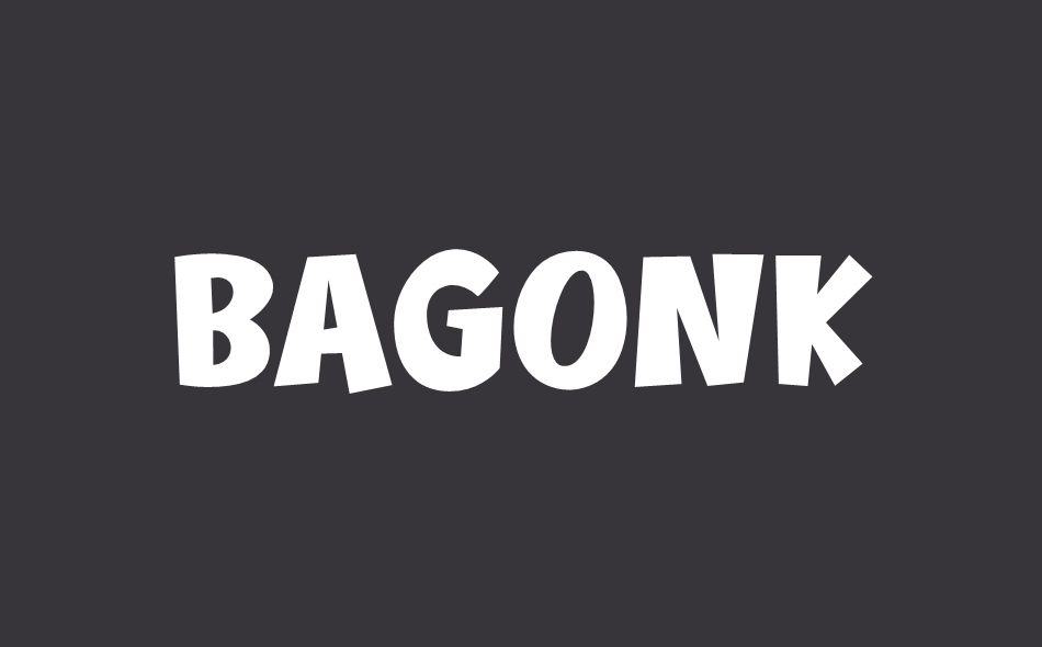 Bagonk Helloween font big