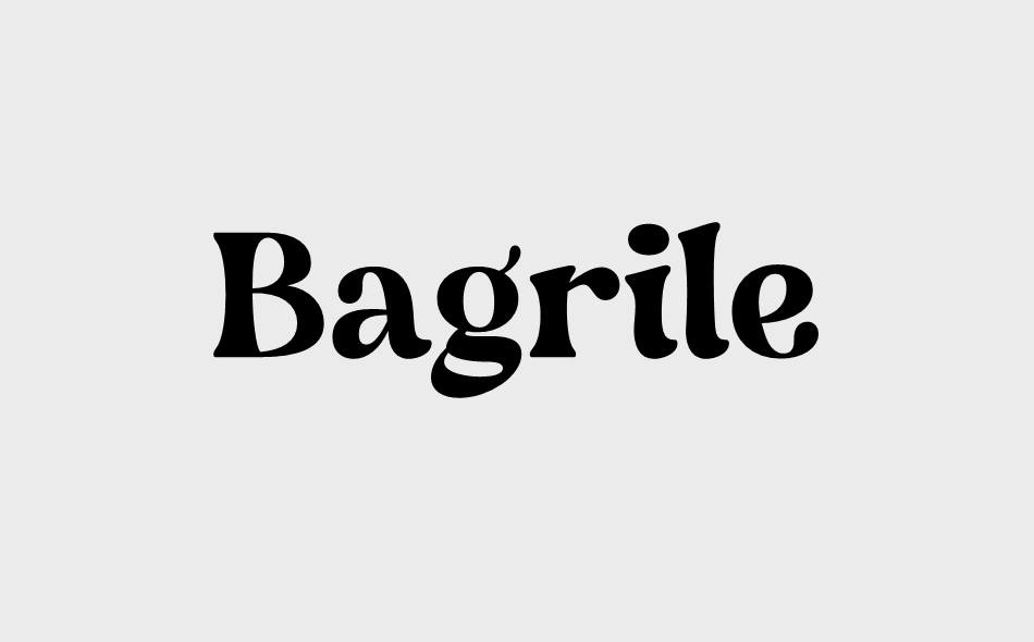 Bagrile font big