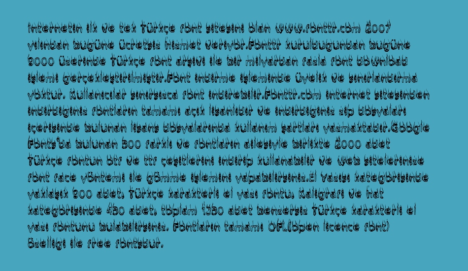 baileyscar font 1