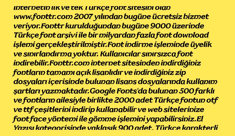 bairam-italic font 1