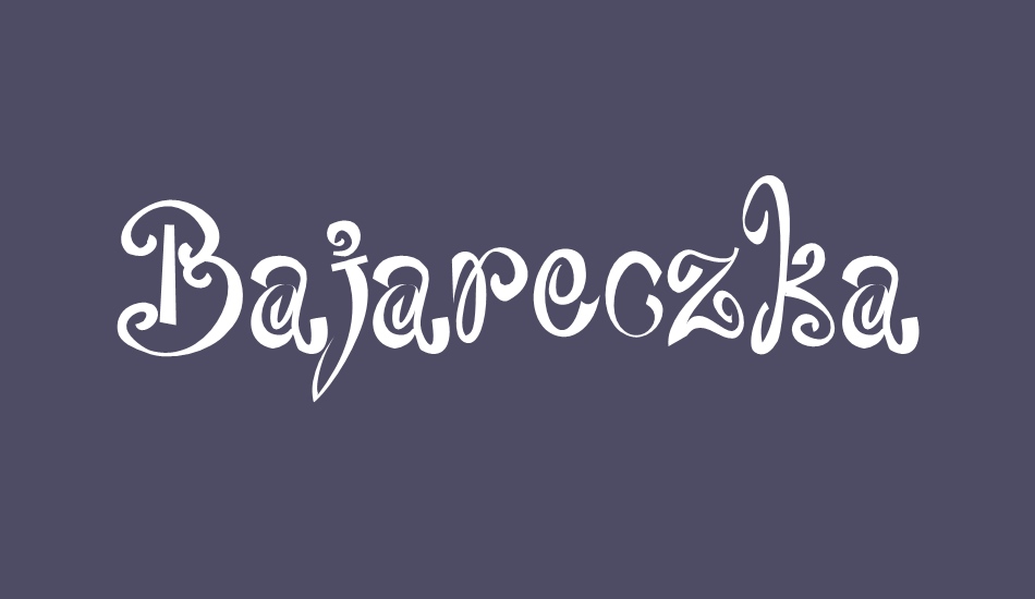 bajareczka font big