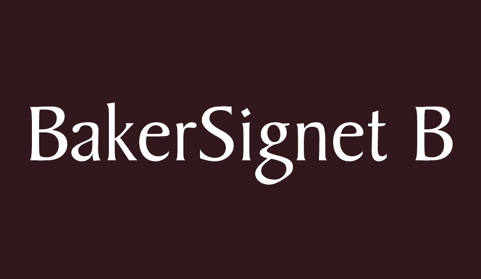 bakersignet-bt font big