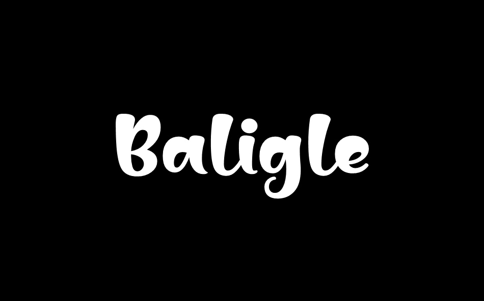 Baligle font big