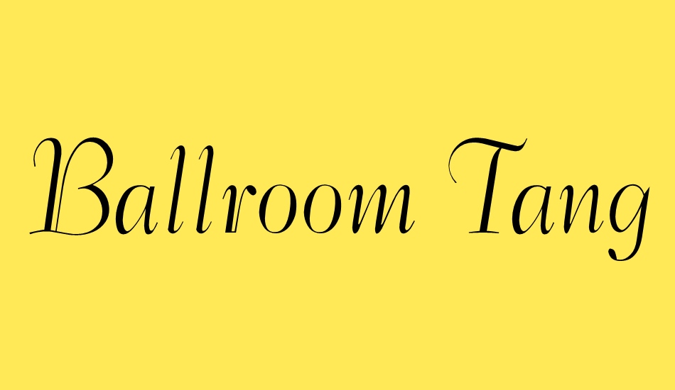 ballroom-tango font big
