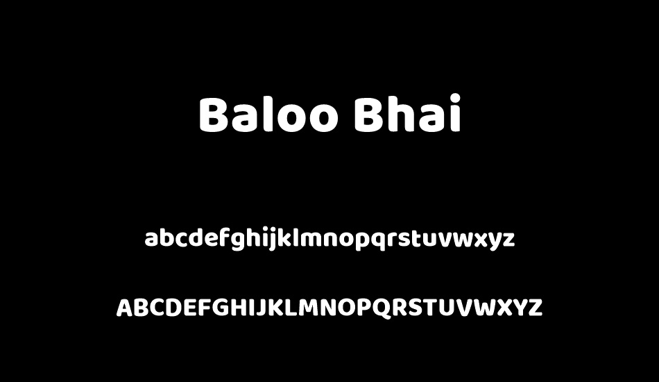 baloo-bhai font