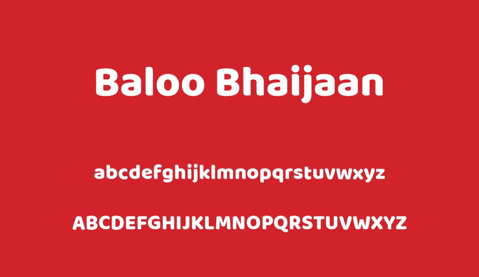 baloo-bhaijaan font
