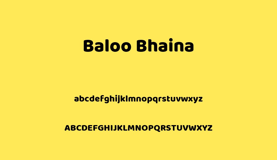 baloo-bhaina font