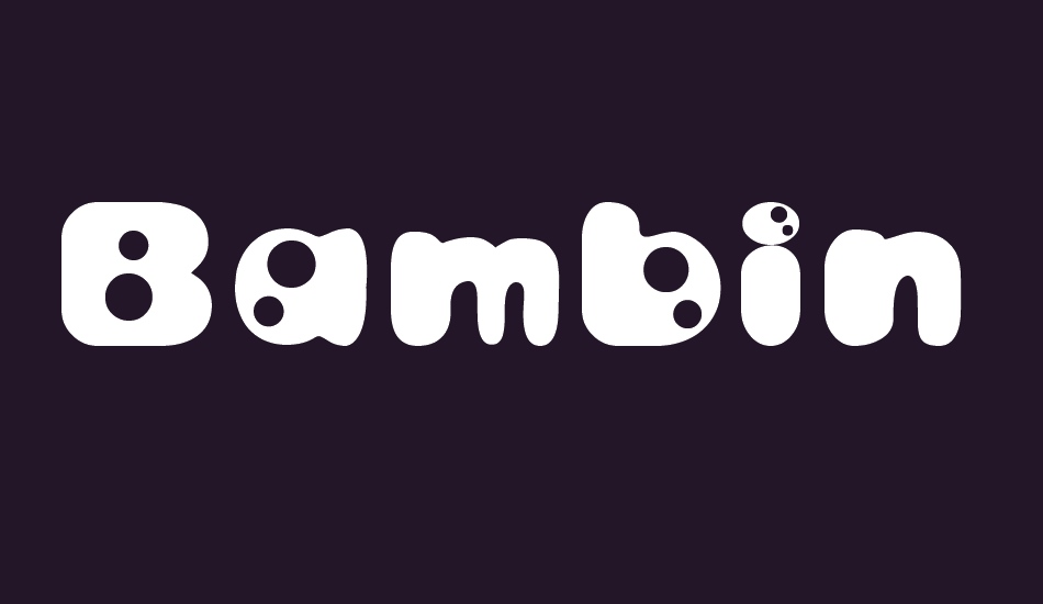 bambina font big