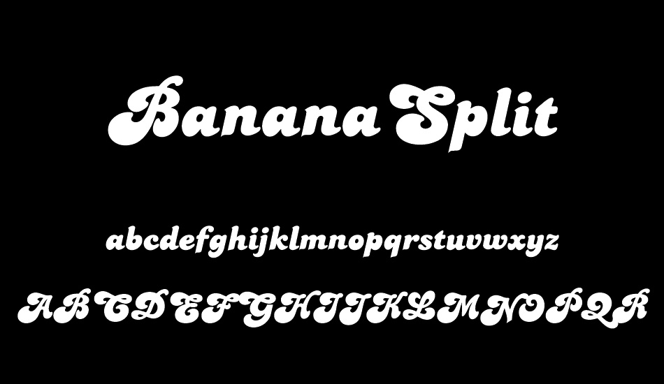 bananasplit font