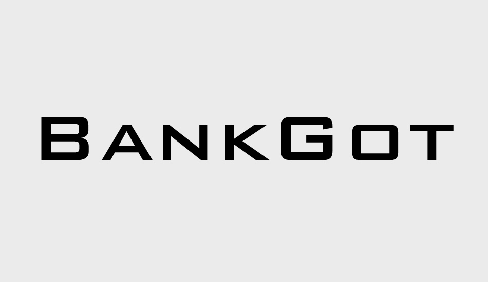 bankgothic-md-bt font big