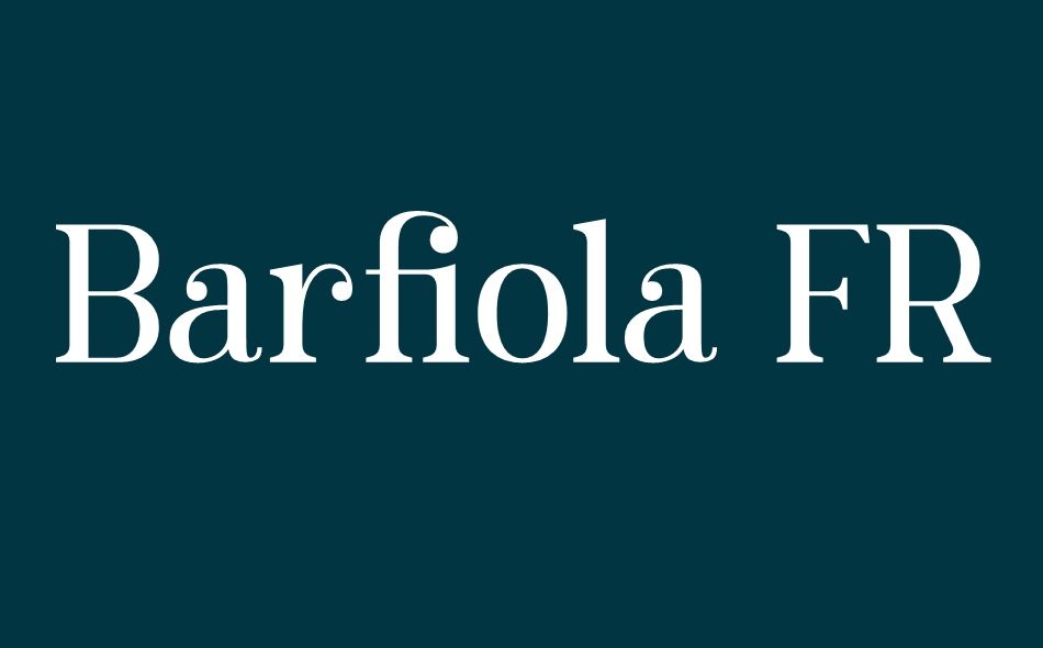 Barfiola font big