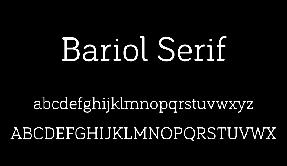 bariol-serif-regular font
