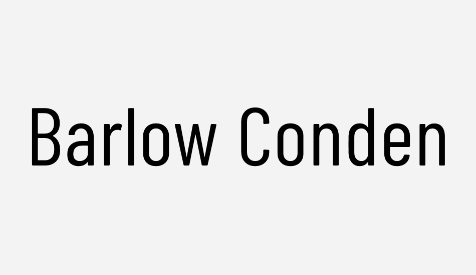 barlow-condensed font big