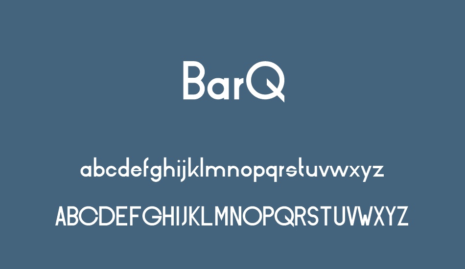 barq font