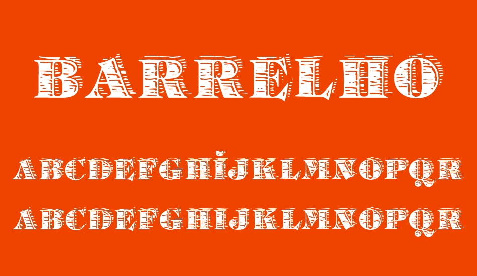 barrelhouse-all-caps font