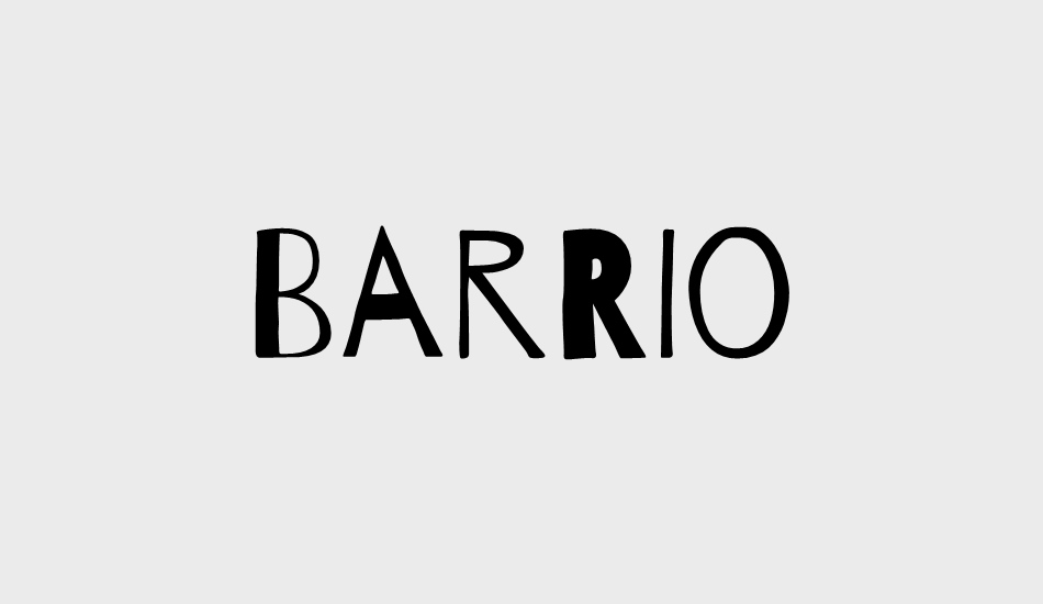 barrio font big