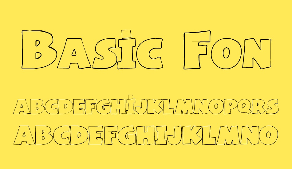 basic-font font