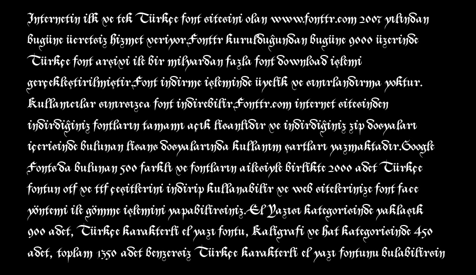 bastarda-k font 1