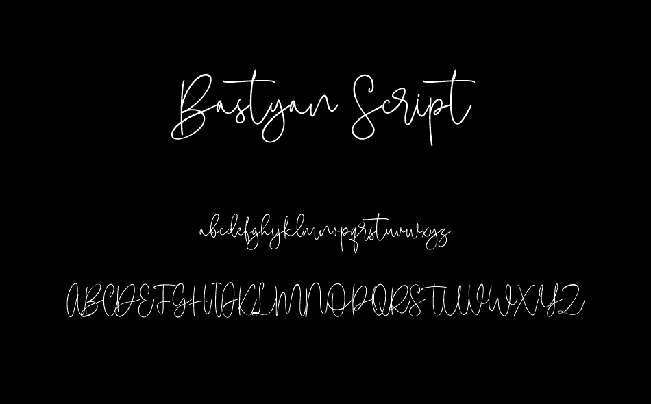 Bastyan Script font