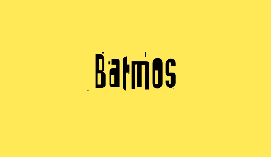 batmos font big