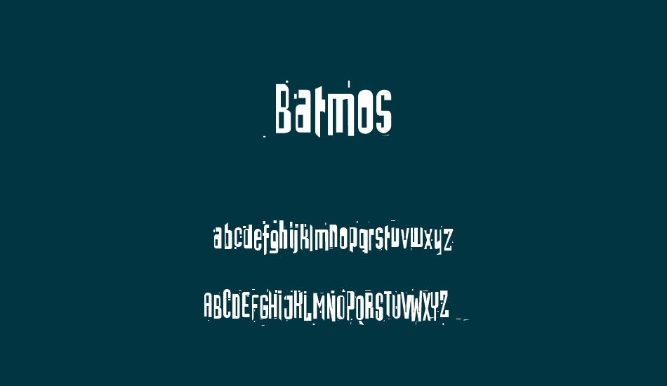 batmos font