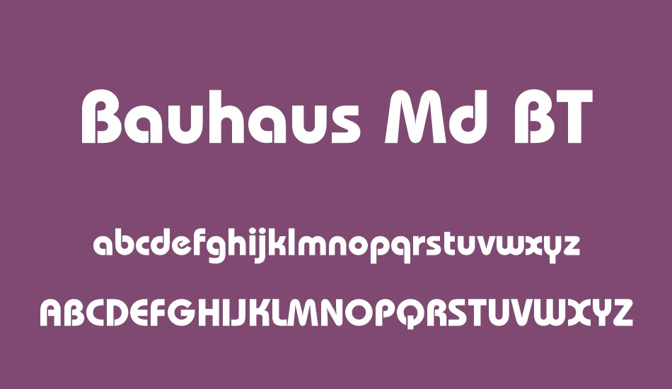 bauhaus-md-bt font