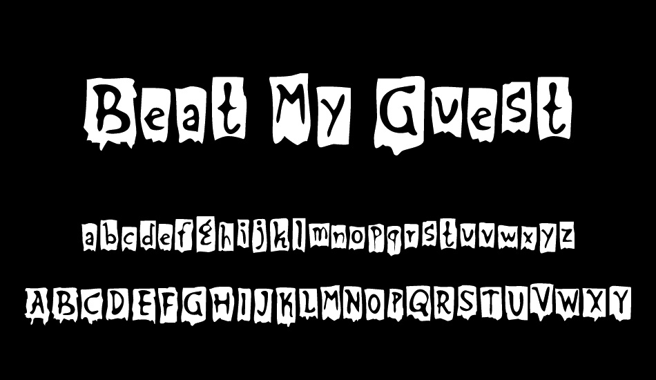 beat-my-guest font
