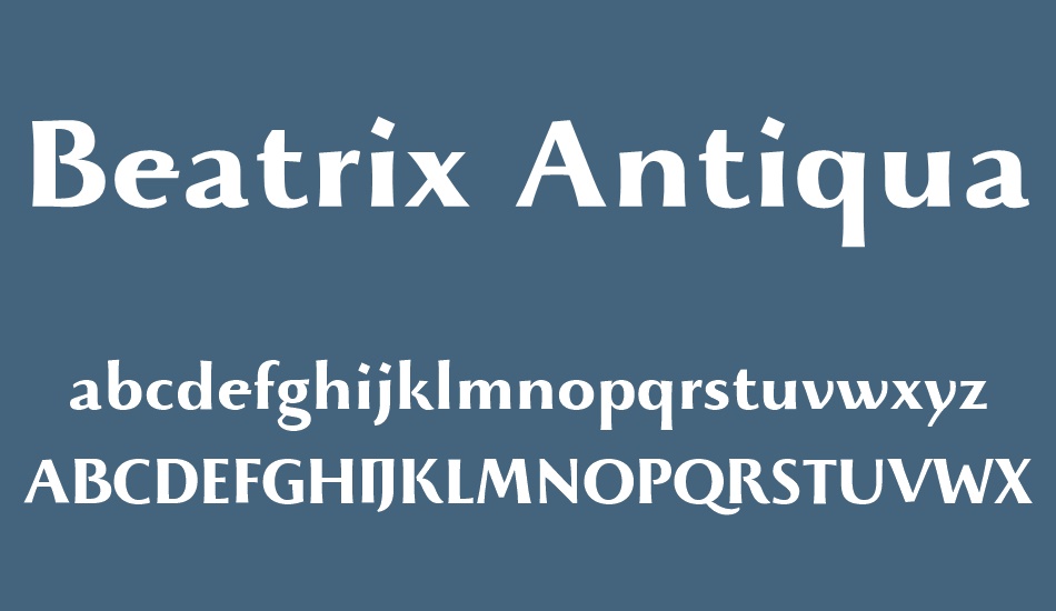 beatrix-antiqua-bold font