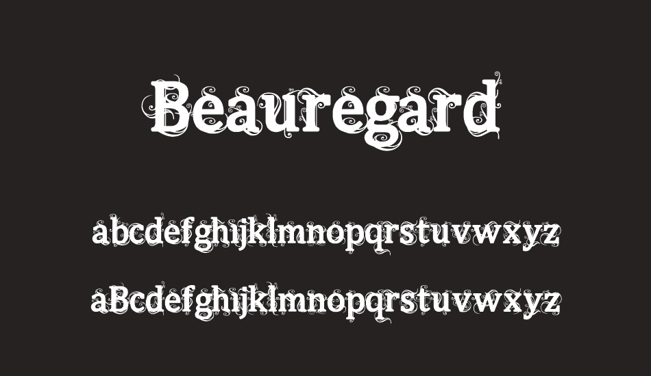 beauregard font