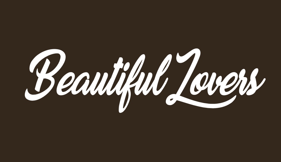 beautiful-lovers-personal-use font big