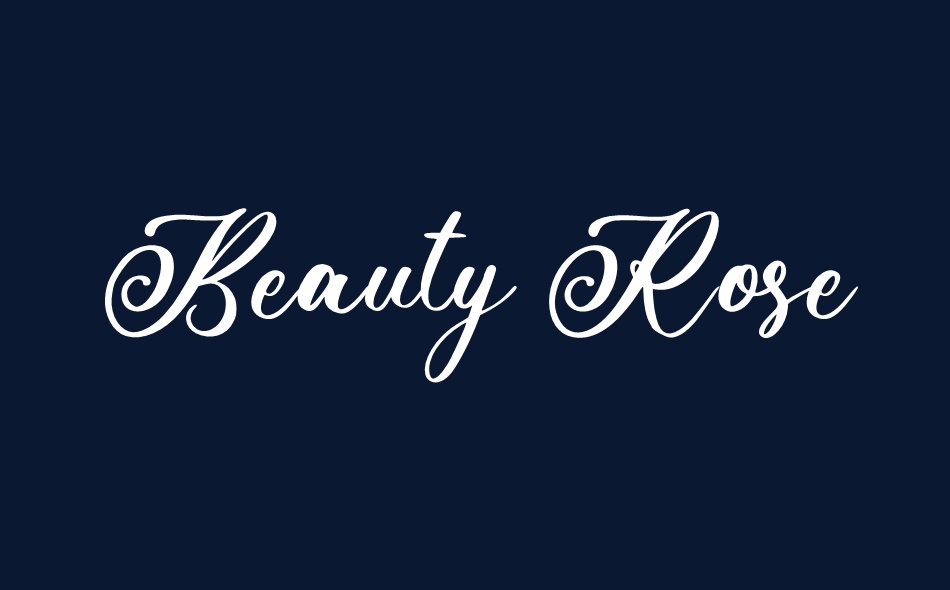 Beauty Rose font big