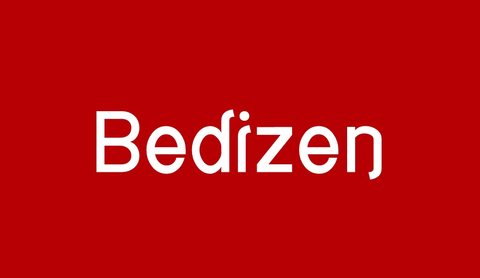 bedizen font big