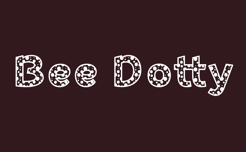Bee Dotty font big